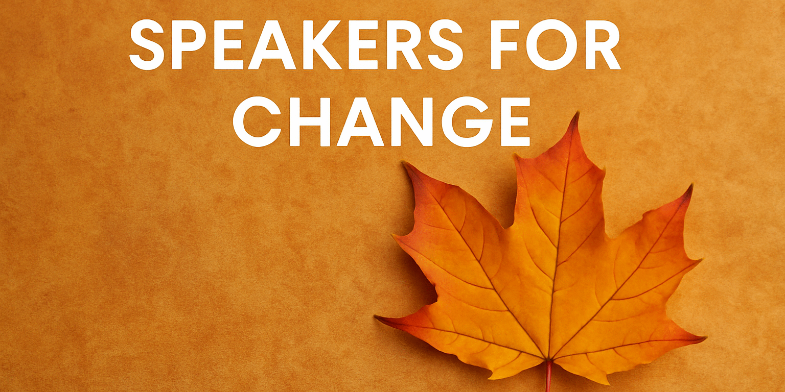 speakers for change fall photo