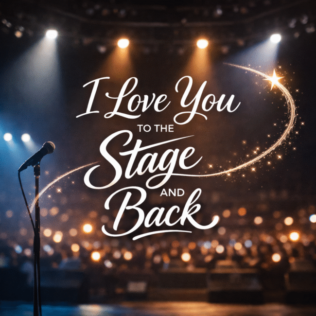 love you to the stage and back